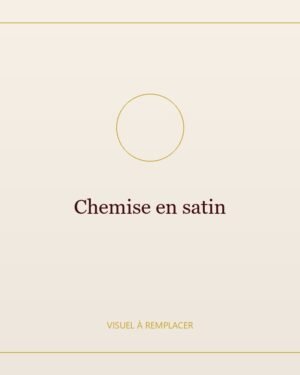 Chemise en satin