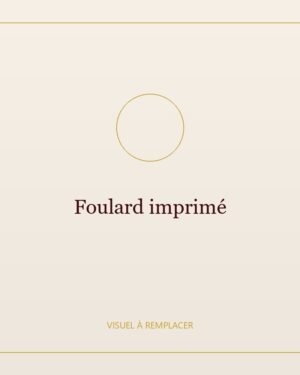 Foulard imprimé