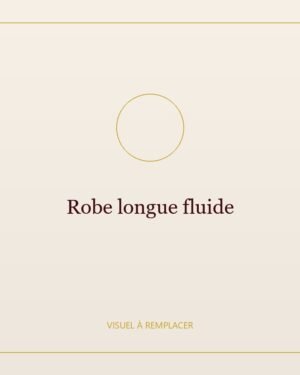 Robe longue fluide